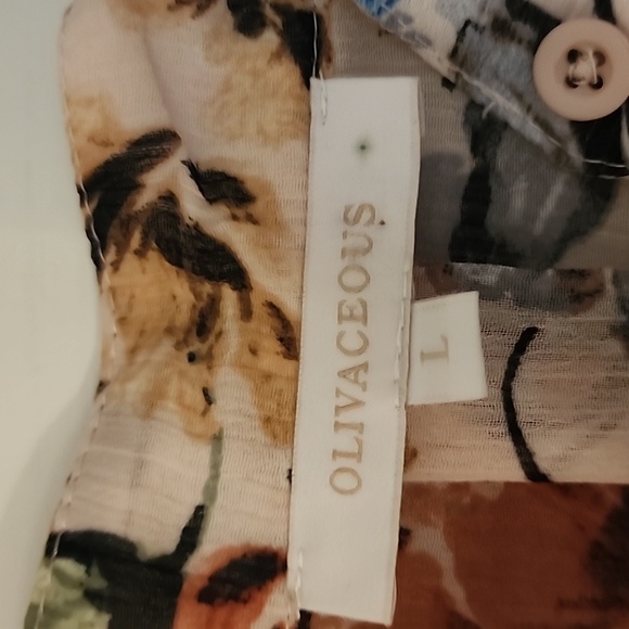 Dress sheer olivaous  size large. Great For Wedding Guest Dress. - Picture 2 of 6